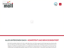 Tablet Screenshot of moll-immo.de